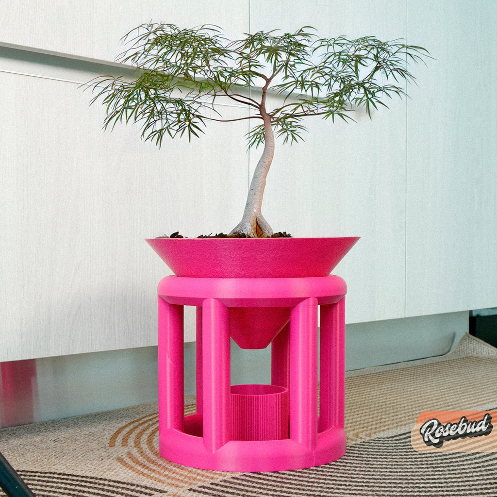Conduit Plant Stand with Planter & Catch