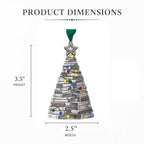 Novel-Tree Ornament with Crystals